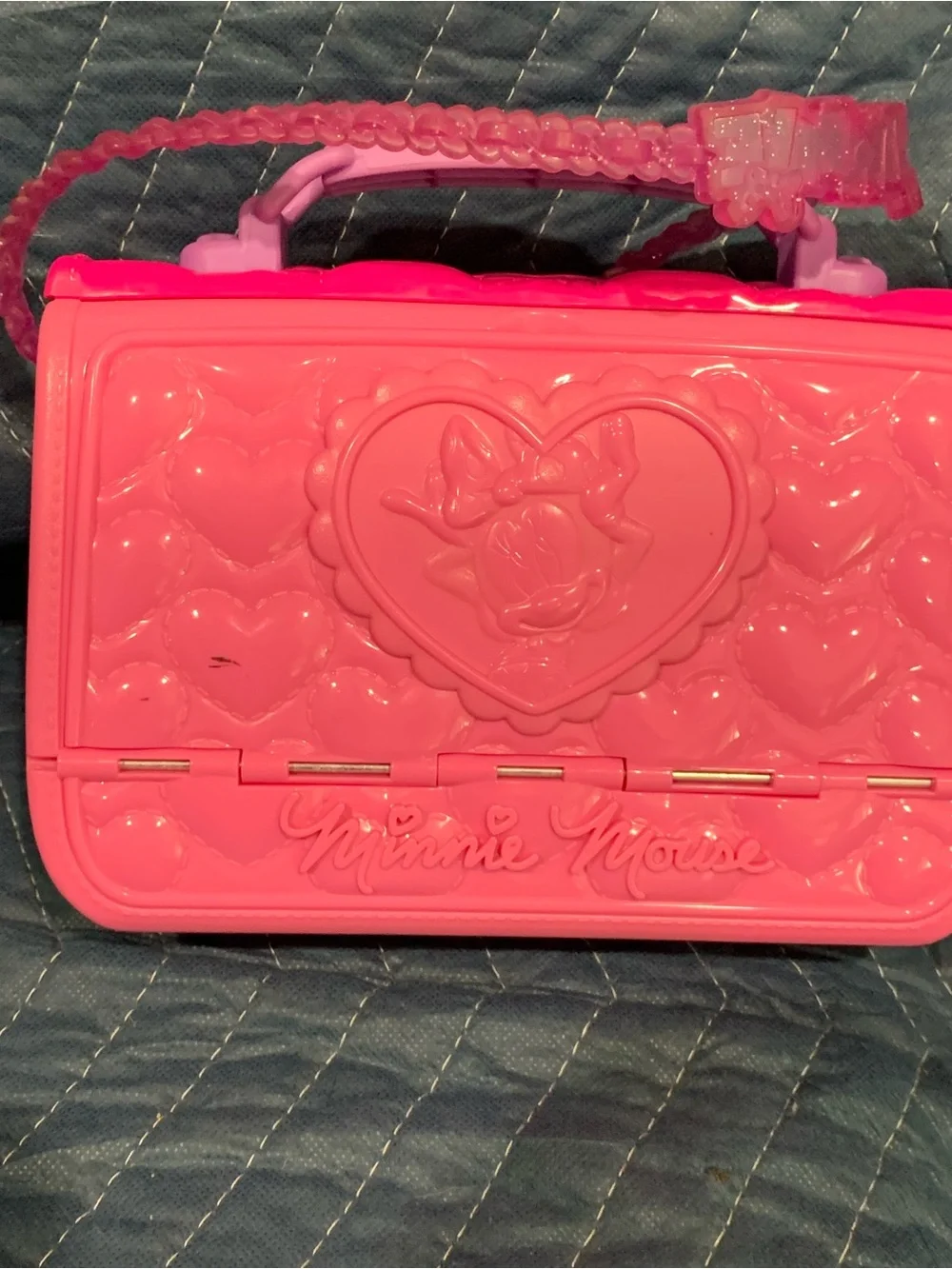Kids Pink Minnie Bow Crossbody Purse